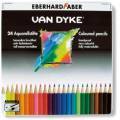 Coffret de crayons de couleur aquarellables Van Dyke