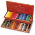 Coffret en bois de 100 crayons de couleurs Polychromos