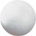 Boule en polystyrène expansé blanche
