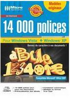 Logiciel polices de caractres : 14 000 Polices