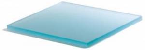 Plaque en verre pour broyer