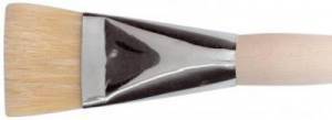 Brosse Gussow en soie de porc, manche court