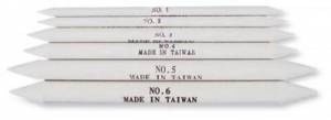 Assortiment de 6 estompes