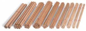 Baguette ronde en hêtre 70 cm