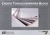 Bloc de papier nuances de gris