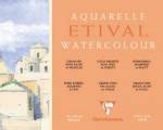Bloc papier aquarelle Etival grain fin