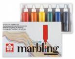 Coffret de 6 couleurs japonaises pour marbrure