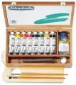 Coffret en bois 8x35 ml avec accessoires
