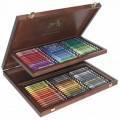 Coffret en bois de 84 craies aquarellables Néocolor II
