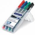 Etui de 4 feutres indlbile Lumocolor Compact