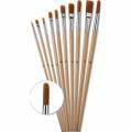Lot de 10 pinceaux acrylique en fibres synthtiques