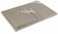 Lot de 3 chssis en lin naturel