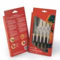 Lot de 6 couteaux  peindre Reeves