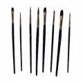 Lot de 8 pinceaux en fibres synthtiques