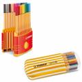 Boîtes de 20 couleurs Stabilo Point 88