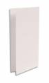 Carte double Pollen 106 x 213 mm Blanc Irrisé