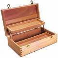 Coffret vide en bois de 2 étages
