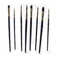 Lot de 8 pinceaux en fibres synthétiques
