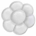 Palette fleur en plastique, diamètre 20 cm