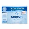 Pochette calque adhésif repositionnable 90 g/m²