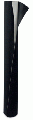 Tissu Velcro en velours noir
