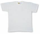 T-shirt coton blanc pour impression
