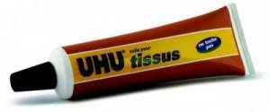 Colle UHU transparente pour tissus