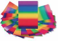 Papier arc-en-ciel teinté 2 faces