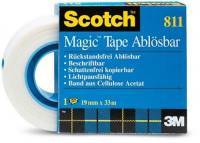 Ruban adhsif repositionnable Scotch Magic 811
