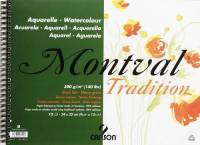 Papier aquarelle MONTVAL tradition