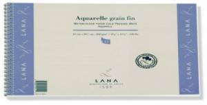 Bloc papier aquarelle grain fin Lana
