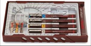 Coffret College Set Rotring Rapidograph