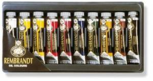 Coffret 10x15 ml huile REMBRANDT