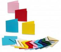 Cartes doubles de couleur Folia