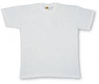 T-shirt coton blanc pour impression