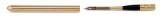 Kit porte-plume doré + pointe caoutchouc
