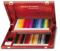 Coffret en bois de 60 crayons pastels Stabilo