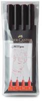 Assortiment de 4 feutres Pitt de couleur