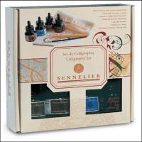 Coffret d'encres pour calligraphie Sennelier