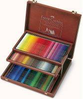 Coffret en bois de 120 crayons Polychromos