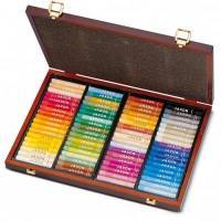 Coffret en bois de pastels  l'huile Jaxon