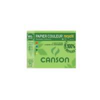 Feuilles couleur papier recycl Canson