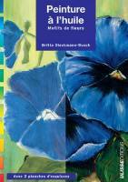 Livre Peinture à l'huile motifs et fleurs