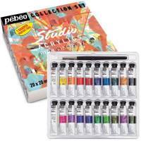 Lot de 20 x 20 ml acrylique Studio Pbo