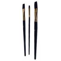 Lot de 3 brosses en fibres synthtiques