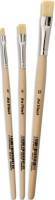 Lot de 3 brosses soie de porc 4204
