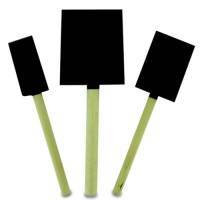 Lot de 3 pinceaux mousse Pbo