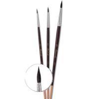Lot de 3 pinceaux petit-gris pur 835 de Raphaël