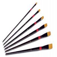 Lot de 6 brosses en fibres synthtiques Jax-Hair
