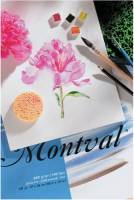 Papier aquarelle Montval - grain torchon nuageux